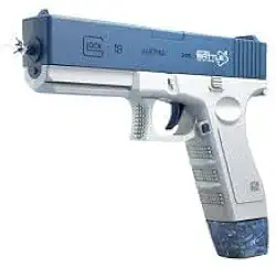 Pistola Água Arminha Arma Longo Alcance Brinquedo Piscina (Azul)