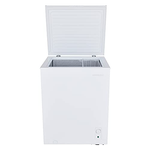 Cookology CCFZ142WH Freestanding Chest Freezer in White - 142 Litre Capacity - For Kitchens, Outbuildings & Garages - Adjustable Feet & Temperature Controls - 4 Star Freezer Rating - Image 2