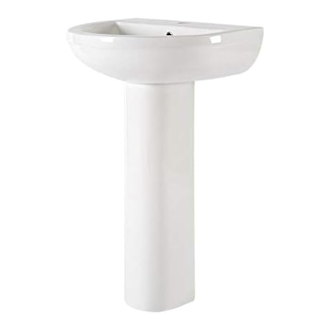 Milano Ballam Modern White Ceramic Basin Sink Cover