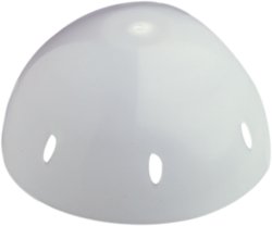 North Safety SC01-H5, Protective Shell INSERTFOR Baseball Cap White, 11 inches