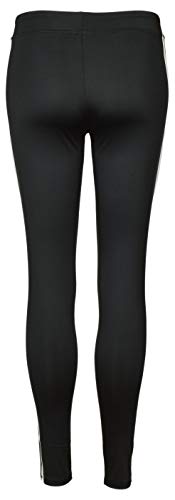 adidas Girls' Performance Tight Three Stripe Leggings - L - Black/White3