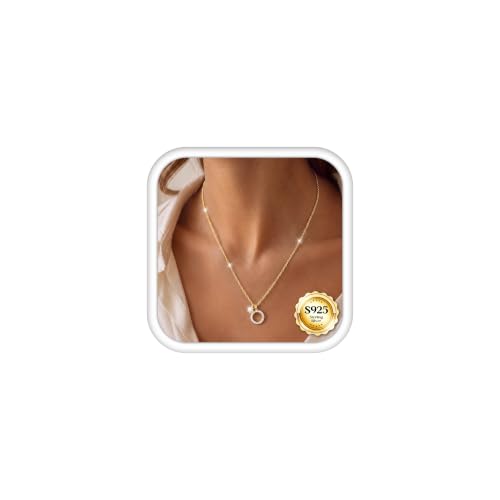 Image of Chriscoco 925 Sterling Silver Necklaces for Women Adjustable Gold Necklace