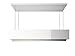 Produktbild Falmec Levante Inselhaube 120 cm Glas/Weiß