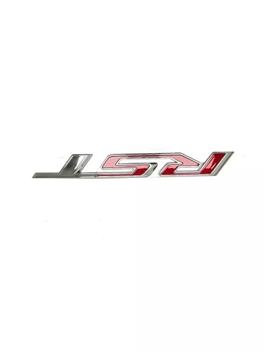 Image of Side Door Tailgate Emblem Badge 84319995 Replacement for RST 1X (Silver Red)