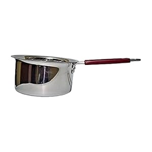 Home icon Rishabh Gold Stainless Steel Sauce PAN, Milk Pan/Tea Pan 1.5,2.2, 2.7 Liter with Stainless Steel Bakelite Rust…