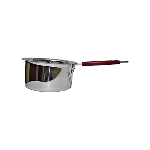 Home icon Rishabh Gold Stainless Steel Sauce PAN, Milk Pan/Tea Pan 1.5,2.2, 2.7 Liter with Stainless Steel Bakelite Rust…