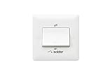 MK Base MB4859WHI 1G 3 Pole Fan Isolator Switch, White