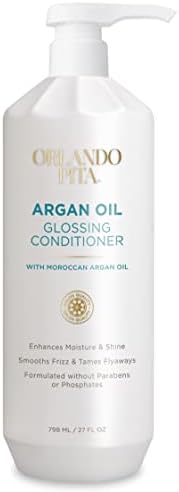 ORLANDO PITA Moroccan Argan Oil Glossing Conditioner, Moisturizing, Softening, & Shine-Enhancing for Smoother, More Manageable, & Overall Healthier Hair, 27 Fl Oz