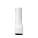 DREAM PAIRS Women's Platform Gogo Ankle Boots High Chunky Heels Square Toe Comfort Party Dress Booties Shoes for Women,Size 8.5,White,SDAB2305W