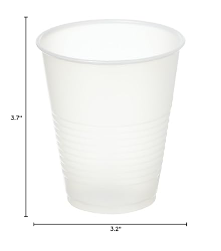 Dart DART-12SN-SINGLE Y12S-50Pk Y12S Conex Translucent Plastic Cold Cups thumb #1