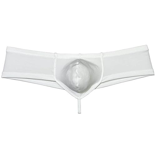 Men's Second-skin Feel Mini Cheek Underwear Male Pouch Enhancing Brazilian Bikini String Crotch Boxer Briefs2