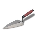 Marshalltown Maurerkelle, Putzkelle Philadelphia Style mit Durasoft Griff, mit verjüngender Spitze und geradem Hals, aus Carbonstahl, Maße der Kelle: 254x127 mm