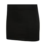 A2Z 4 Kids Girls School Mini Skirts Plain Black Short Fashion Skirt Elasticated Waist Soft Stretchy - Mini Skirt Black 13 - Image 3