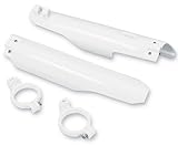 Fork Slider Protectors white for Suzuki RM 125 (1999-03) - RM 250 (1999-03)