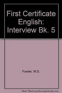 Paperback First Certificate English: Interview Bk. 5 Book