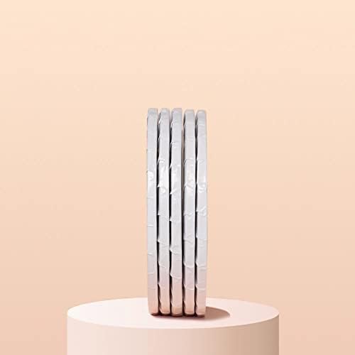 Cake Craft Company 8 Inch Round Eco Friendly Cake Board White (Pack of 5) 12mm Thick Corrugated Cake Board Drums Offering Maximum Strength and Versatility