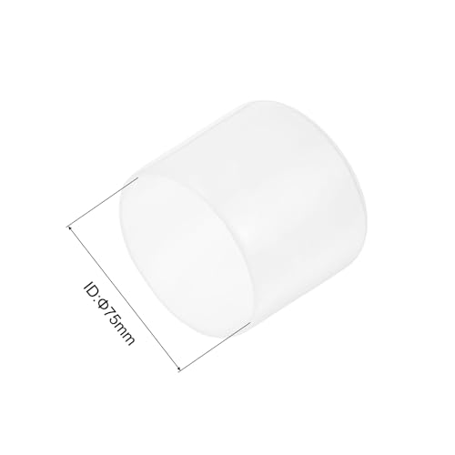 Tapas de goma uxcell evitan daños en tuberías con protectores de rosca transparentes 4