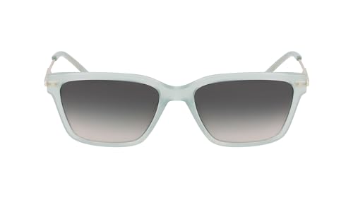 DKNY Dk713s Lunettes de Soleil Vert Clair Translucide et Monture Légère Femme