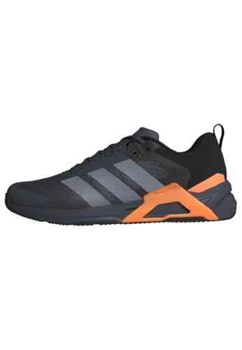 adidas Tênis masculino Dropset Vario, Aurora Onix/cinza/laranja lúcido, 38