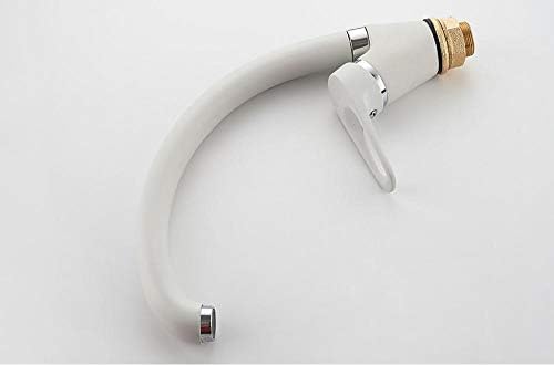 Robinet mitigeur de cuisine en laiton couleur or avec bec orientable 360