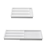 AidSci Besteckhalter für Schubladen, (32-52 CM) Verstellbarer...
