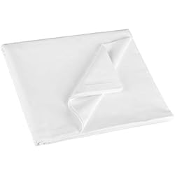 Sabana Encimera Cama 180 Zollner Sábana encimera, Cama 180, 300x300 cm, algodón, Blanca, Otras Medidas