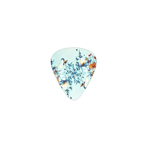秋桜の螺旋 デザインギターピック guitar pick ティアドロップ型 エレキギター/アコースティックギター/クラシックギター/ベース等の練習に最適な12枚セット