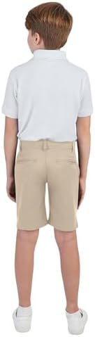French Toast Unisex Kids Short Sleeve Pique (Standard & Husky) Polo Shirt, White, L - 5
