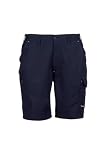 SADISRLS Payper Caracas Bermuda da Lavoro Uomo Pantaloncini Multitasche in 100% Cotone Twill Estivo Ripstop (IT, Testo, L, Regular, Regular, Total Blu Navy)