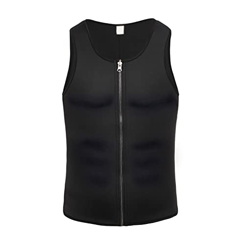 Costume de sauna en néoprène pour hommes WBYSFR avec fermeture éclair pour perte de poids
