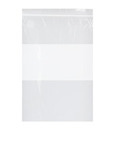 Image of Dukal Dawn Mist Plastic Re-closable, 2 mil, 8 inch L x 10 inch W, Clear with White Block (Pack of 1000)
