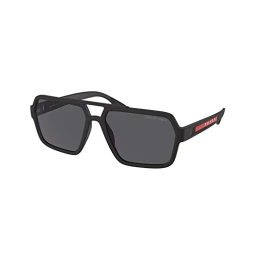 Óculos de sol Prada Linea Rossa PS 1 XS DG002G Preto Borracha