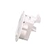 Seachoice Flush Mount Slam Latch, Rust-Free White Plastic, 2 in. Diameter
