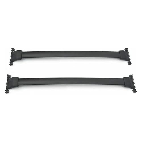 Barras de techo para Pilot 2008-2015 transversales de aluminio negro 2 uds