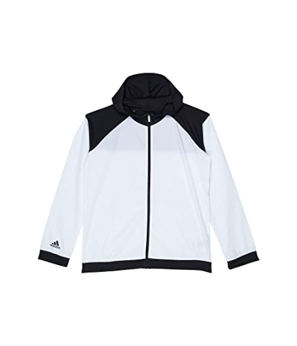 Anorak adidas fille noir et blanc taille XS pour enfant