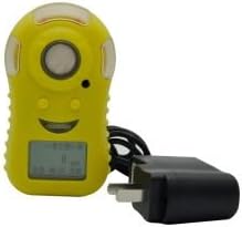 Industry Portable carbon dioxide(CO2) Gas Detector,High Sensitive LCD Display Hydrogen Sulfide (h2s) Single Gas Warning Alarm Alert Detector, 0-50000 ppm Measuring Range, Yellow