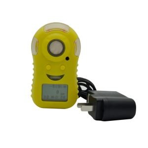 Industry Portable carbon dioxide(CO2) Gas Detector,High Sensitive LCD Display Hydrogen Sulfide (h2s) Single Gas Warning Alarm Alert Detector, 0-50000 ppm Measuring Range, Yellow