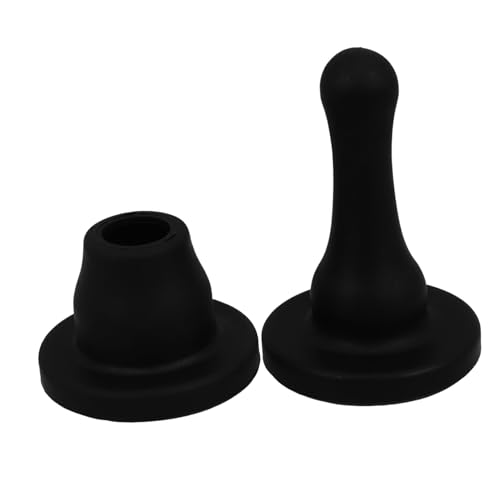 Generico Silikon dörrstopp fixering fixturer penna fäste tennplåt krok dörrhandtagsskydd dörrhandtagskåpa silikagel svart