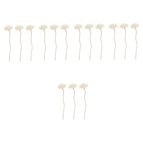 DECHOUS 5sets Essential Oil Diffuser Aroma Stick Diffuser Sticks Dried Flower Aromatherapy for Home and Car Decor 3pcs*5