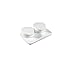 12-Pack, Deep Well Flip-top White Contact Lens Cases