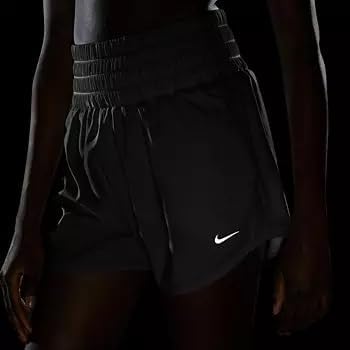 Nike One Women's Dri-FIT Ultra High-Waisted 3" Brief-Lined Shorts Medium
