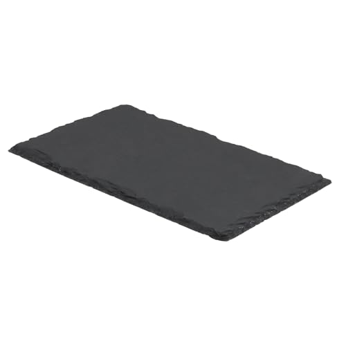Pack de 6 tablas de queso de pizarra negra 9x6 pulgadas miniatura 6