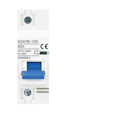 Disjoncteur CC 40A 2P pour protection solaire photovoltaïque 12V à 72V DZ47B