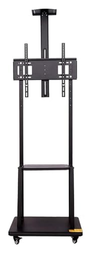 Soporte móvil para TV con ruedas y rotación vertical miniatura 2