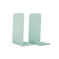 Amazon.co.jp: ブックエンド グリーンメタルブックエンド、棚用ブック