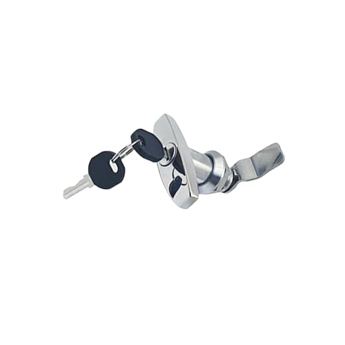 Loquet de verrouillage inox poignée en T pour remorque et soute camping-car