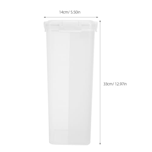 Recipiente hermético transparente para pan que evita moho en tostadas 3