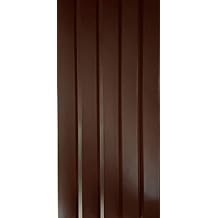 OFFICE KING Mobile Home Skirting Dark Brown Box of 8 Solid Panels 16" Wide x 46" Tall Premium 40 Mil Thickness Vinyl Panels
