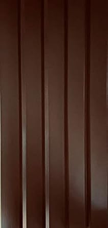 OFFICE KING Mobile Home Skirting Dark Brown Box of 8 Solid Panels 16" Wide x 46" Tall Premium 40 Mil Thickness Vinyl Panels