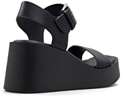 Call It Spring Women's Merisa Wedge Sandal, Open Black, 8 | Image 1